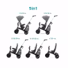 Kinderkraft Easytwist Triciclo Cinzento