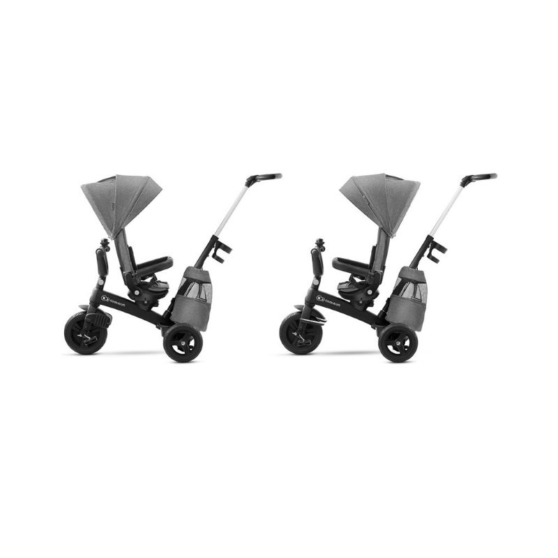Kinderkraft Easytwist Triciclo Cinzento