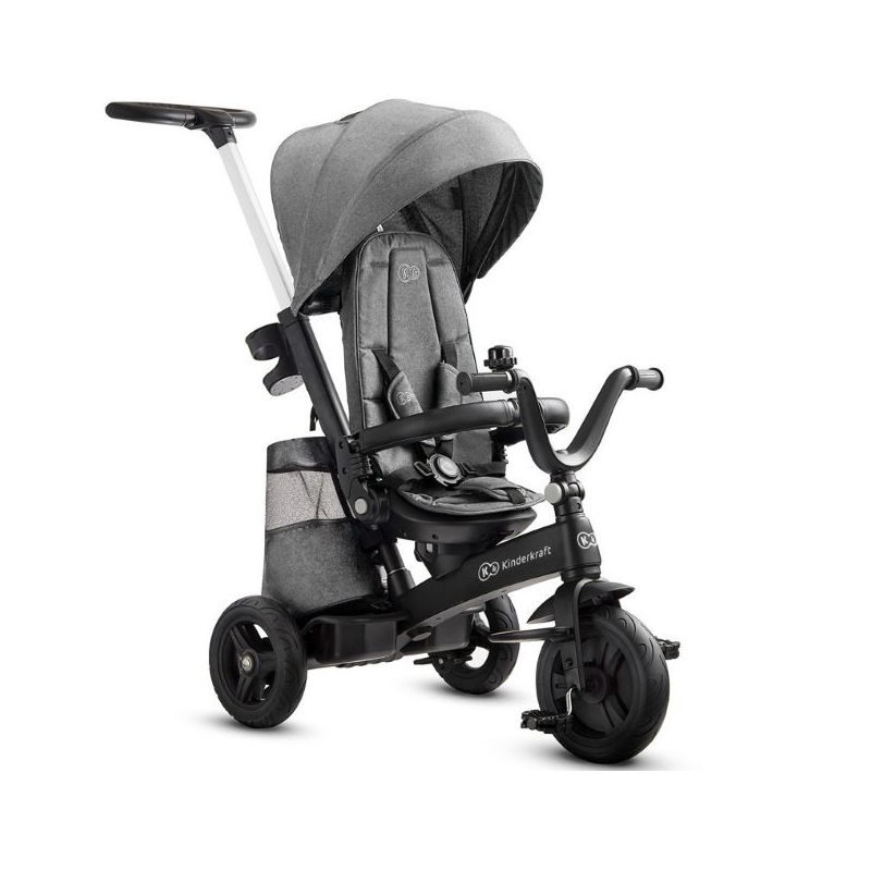 Kinderkraft Easytwist Triciclo Cinzento