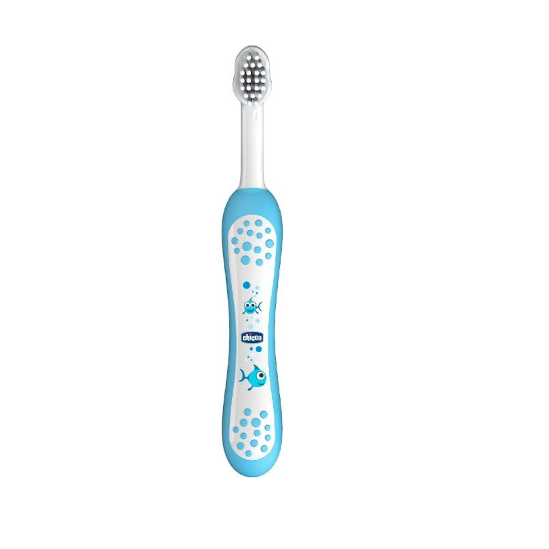 Chicco Escova de Dentes Azul 6m+