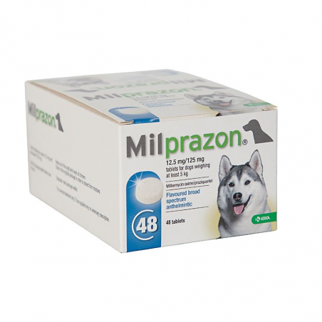 Milprazon 12,5mg/125mg 48comprimidos Milprazon 12,5mg/125mg 48comprimidos