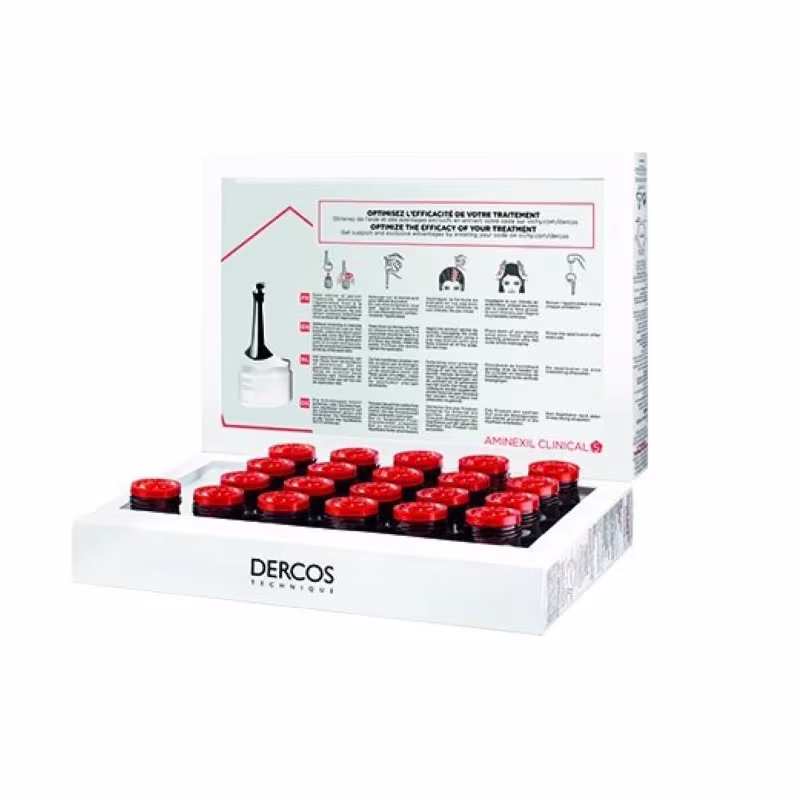 Vichy Dercos Técnica Aminexil Clínica 5 Mujer 21 Monodosis