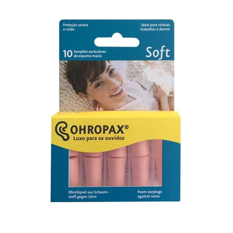 Ohropax Soft Tampões Ouvidos 10unidades