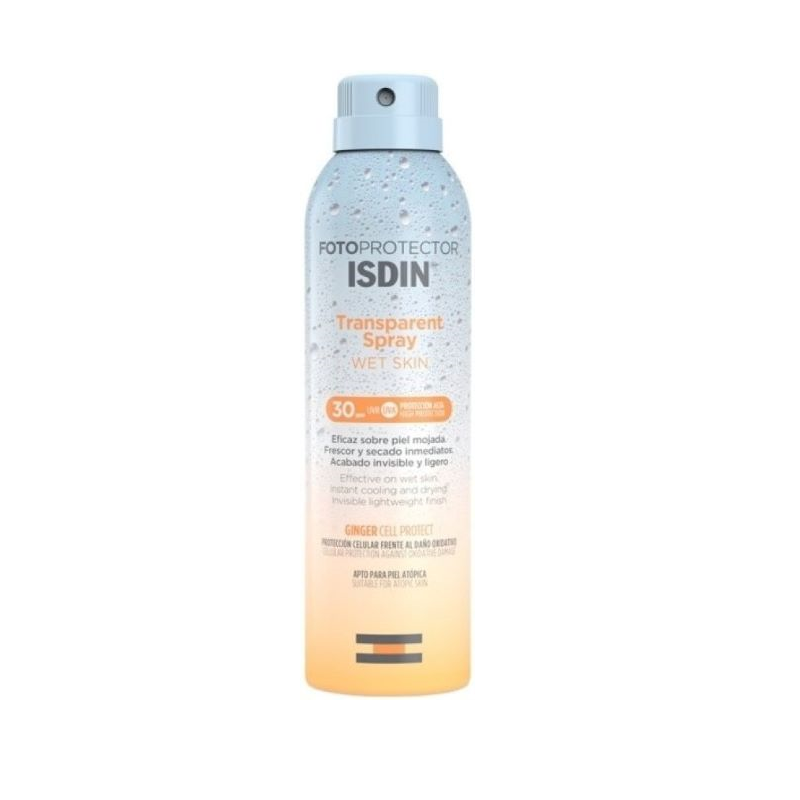 Isdin Fotoprotector Transparent Spray Wet Skin FPS30 250ml