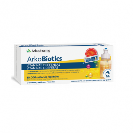 Arkobiotics Vitaminas e Defesas Adultos 7ampolas