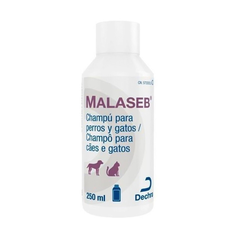 Malaseb Champô para Cães e Gatos 250ml