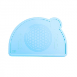 Chicco Take Eat Easy Plateau en Silicone 18m+ Bleu