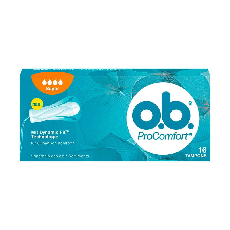 o.b. ProComfort Super Tampons 16 unités
