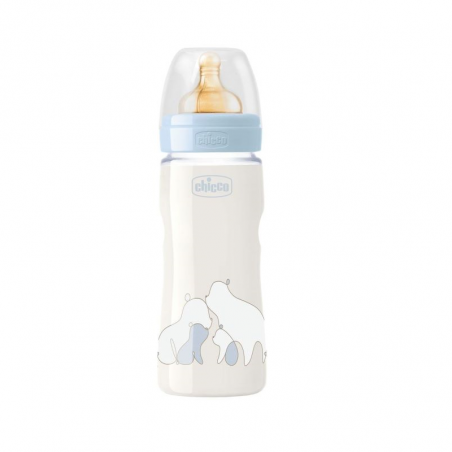 Chicco Original Touch Biberón Flujo Regulable 4m+ 330ml Azul