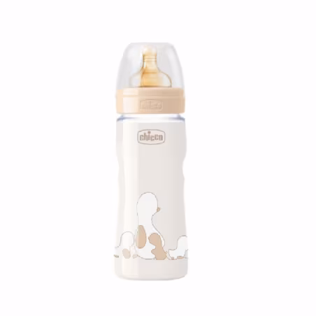 Chicco Original Touch Biberón Flujo Regulable 4m+ 330ml Beige