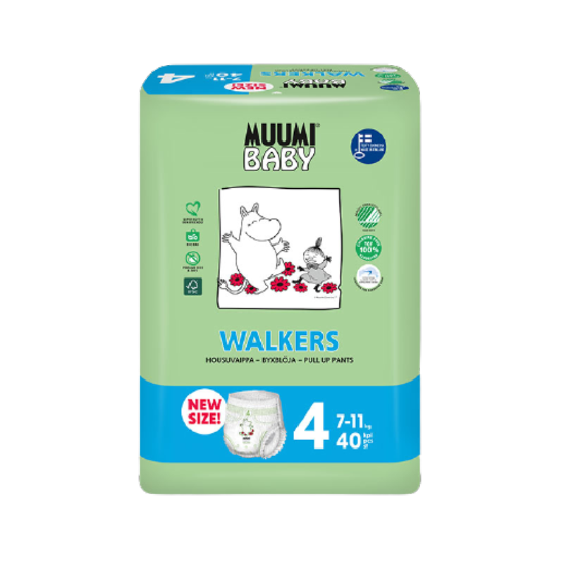 Muumi Baby Sous-vêtements  T4 7-11Kg 40 unités