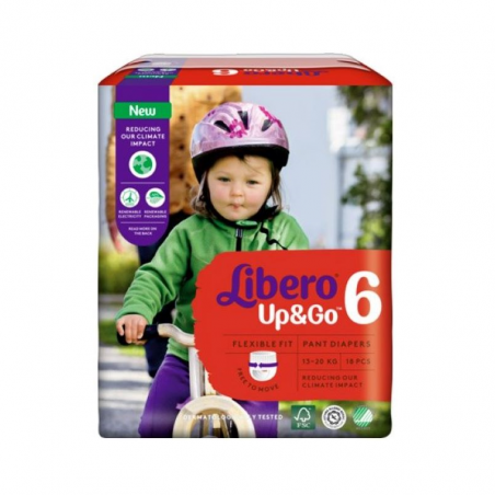 LIBERO UP&GO 6 18Fraldas LIBERO UP&GO 6 18Fraldas