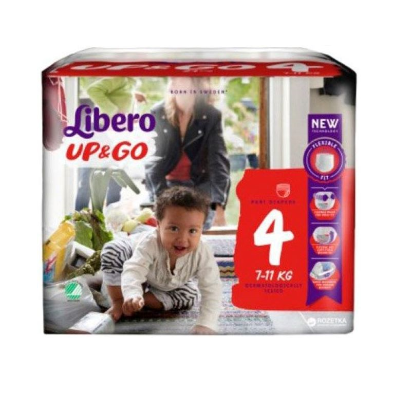 Libero Up&Go 4 22 Fraldas pack 8 unidades