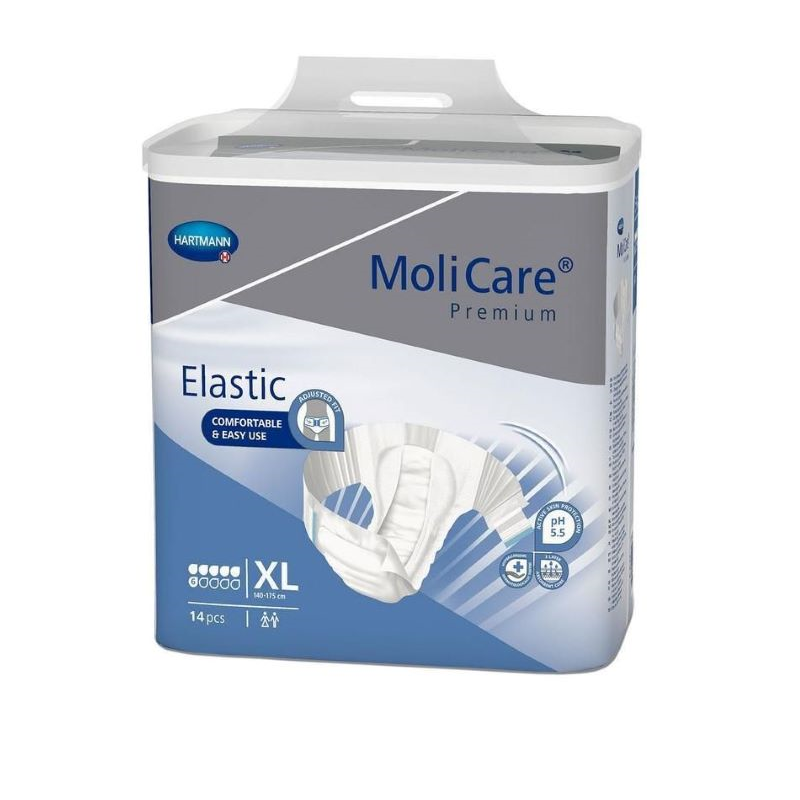 Molicare Premium Elastic 6Gotas Tam XL 14unidades
