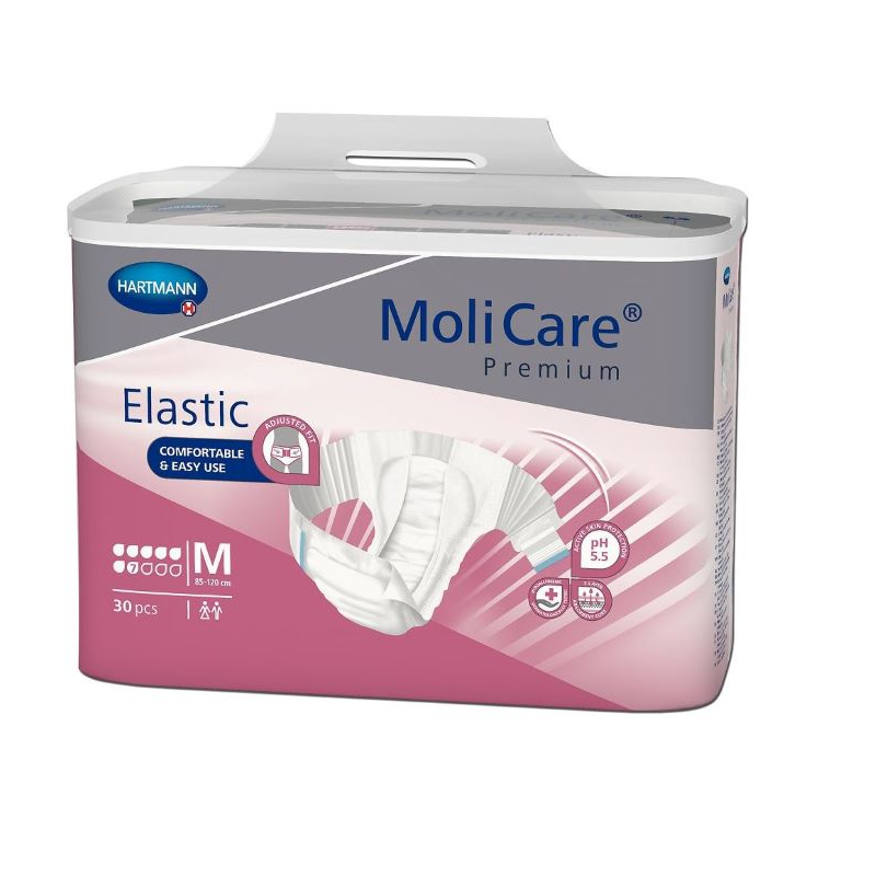 Molicare Premium Elastic 7Gotas Tam M 30unidades