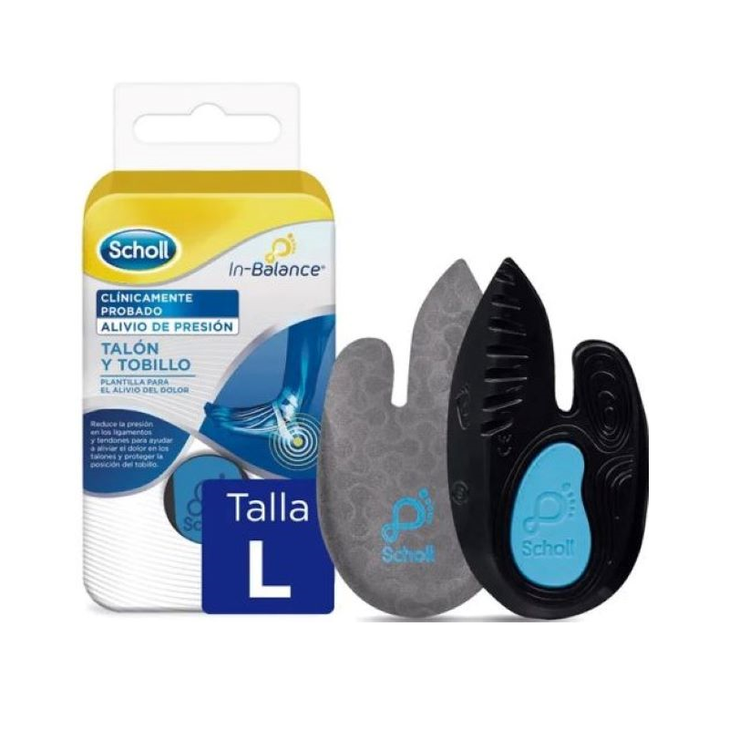 Scholl In-Balance Palmilha Tornozelo e Calcanhar L 2unidades Scholl In-Balance Palmilha Tornozelo e Calcanhar L 2unidades