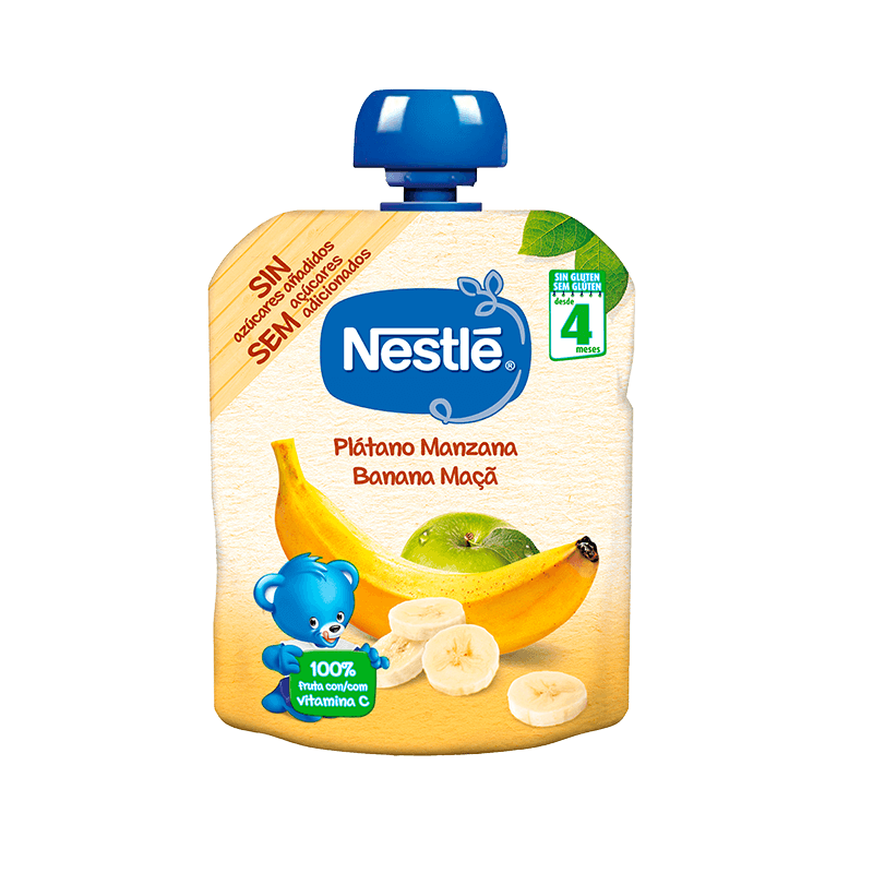 Nestlé Banana Apple Paquete 4m + 90g