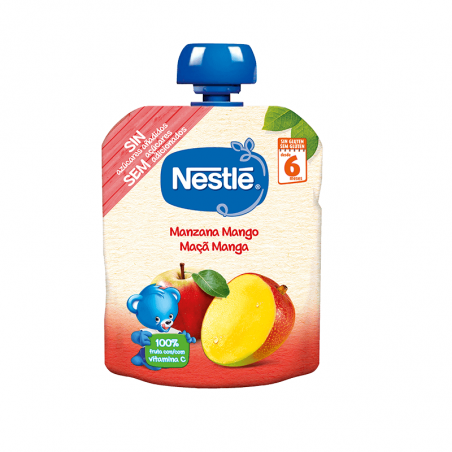 Nestlé Manzana Mango Paquete 6m + 90g