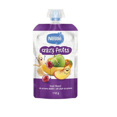Nestlé Crazy Fruits Tutti Frutti Sachet 12m + 110g Nestlé Crazy Fruits Tutti Frutti Sachet 12m + 110g