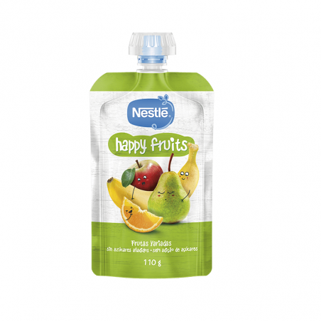 Nestlé Happy Fruits Surtido de Frutas Paquete 12m + 110g