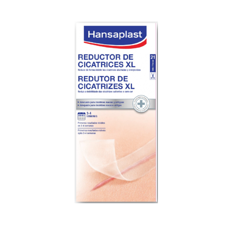Reductor de Cicatrices Hansaplast XL 3cm x 14,6cm 21uds