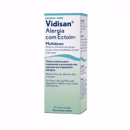 Vidisan Alergia com Ectoin Colírio 10ml