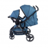 Cochecito Ursitos Duo Luxor C688 Negro-Azul