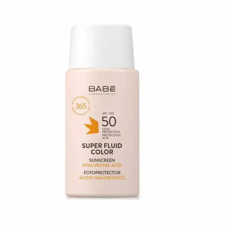 Babe Super Fluide Facial avec Couleur SPF50 50 ml