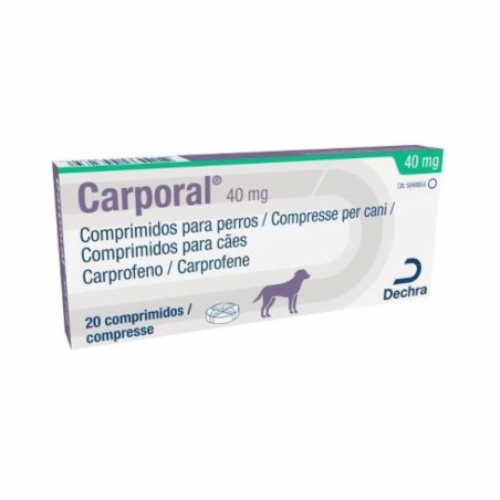 Carporal 40 mg 20 comprimidos