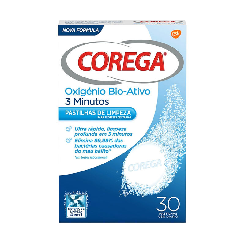 Corega Bio-Active Oxygen 30tablets