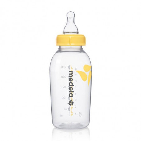Biberón para Leche Materna con Tetina M 250ml Medela Biberón para Leche Materna con Tetina M 250ml Medela