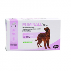 Eliminall 268 mg Chiens (20-40 kg) 3 pipettes