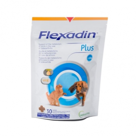 Flexadin Plus Cão/Gato Pequenos 30 comprimidos