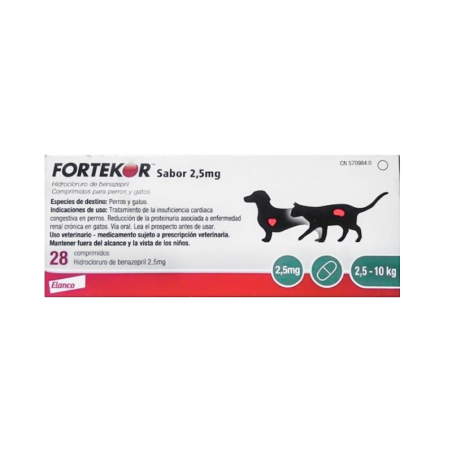 Fortekor Flavor 2.5mg 28 tablets Fortekor Flavor 2.5mg 28 tablets