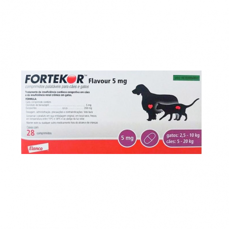 Fortekor Flavor 5 mg 28 comprimidos