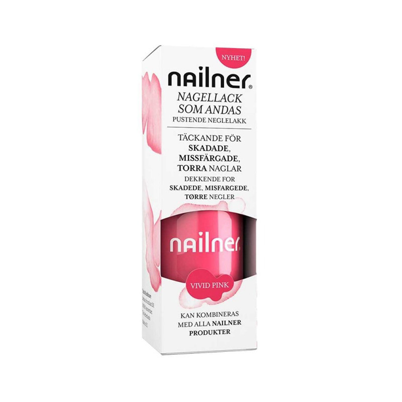 Nailner Verniz Respirável Vivid Pink