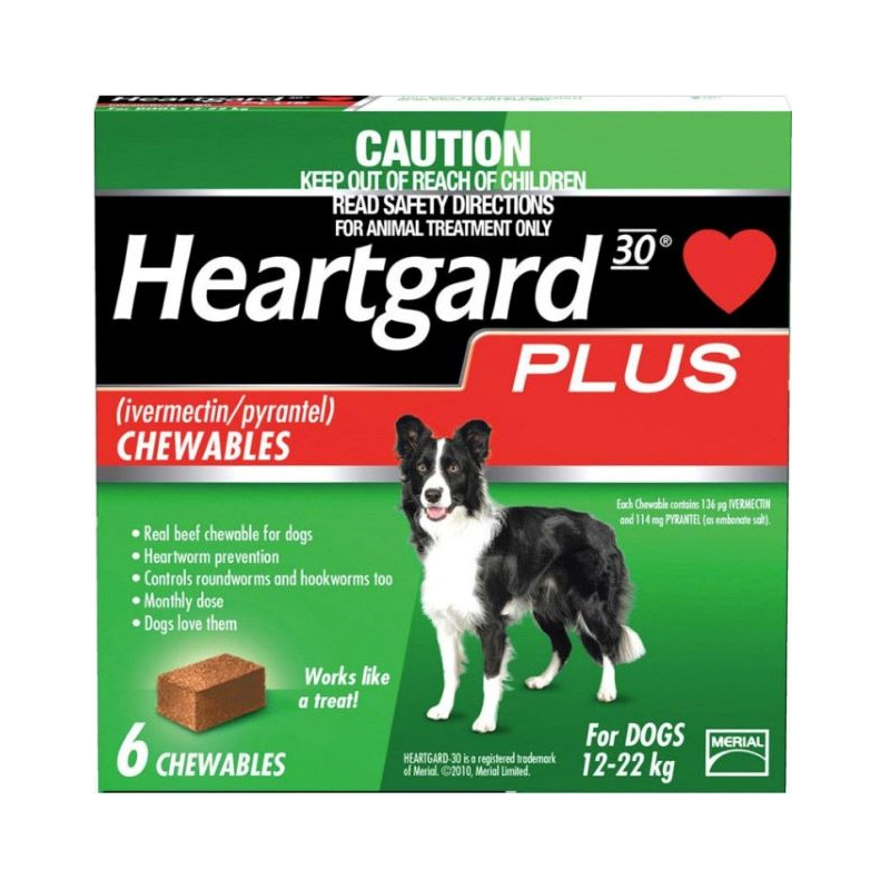 Heartgard 30 Plus (1222kg) 6 comprimidos