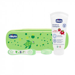 Chicco Set de Cuidado Bucal Verde +12m
