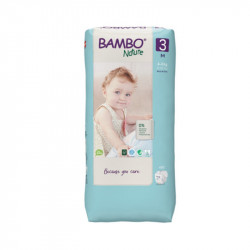 Bambo Nature Couches Taille 3 M 4-8kg 52 unités