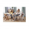 KinderKraft Chaise de Salle à Manger Enock en Bois Blanc Sans Coussin KinderKraft Chaise de Salle à Manger Enock en Bois Blanc Sans Coussin