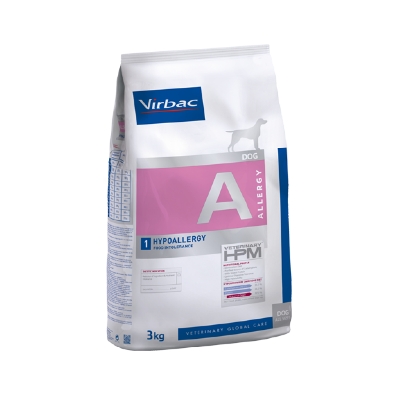 Virbac Vétérinaire HPM A1 Chien Hypoallergie 3kg