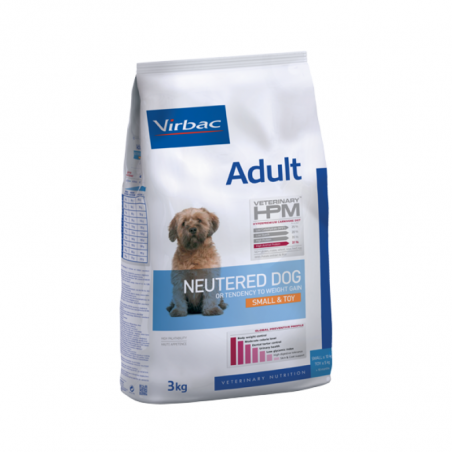 Virbac Veterinary HPM Adulto Castrado Perro Pequeño y Juguete 3 kg