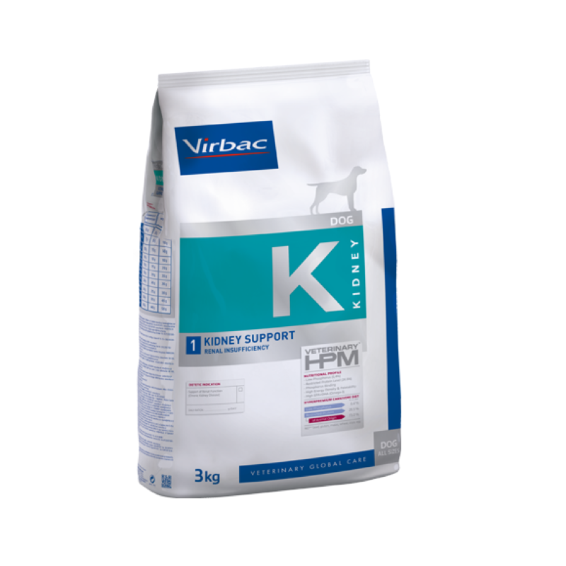 Virbac Veterinary HPM K1 Soporte renal para perros 3 kg