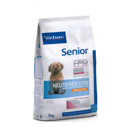 Virbac Veterinary HPM Senior Chien Stérilisé Petit & Jouet 3kg