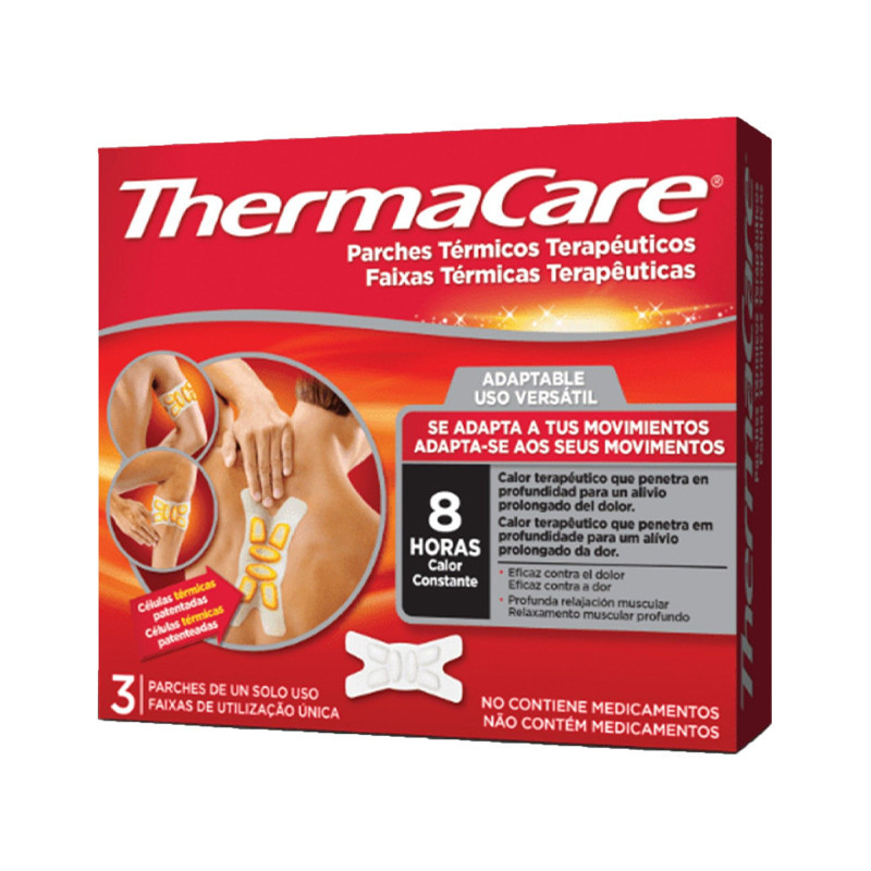 Thermacare Faixas Térmicas Uso Versátil 3und