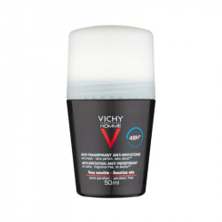 Vichy Homme Deodorant 48h Antiperspirant Soothing Roll-On 50ml