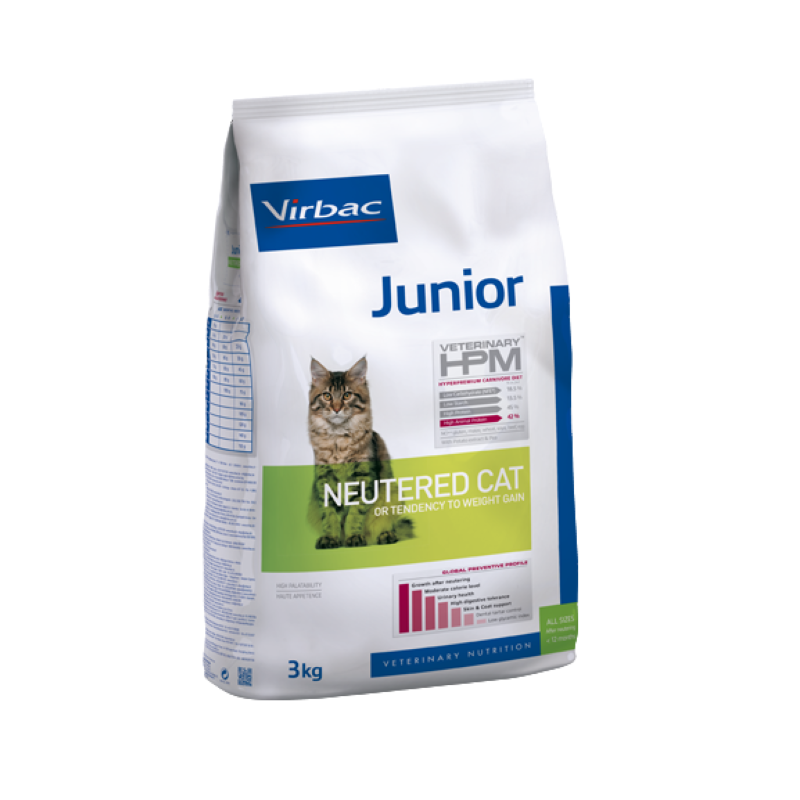 Virbac Veterinary HPM Junior Chat Stérilisé 3kg