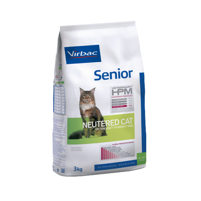 Virbac Veterinary HPM Senior Neutered Cat 3kg