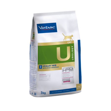 Virbac Veterinary HPM U3 Cat Urología Urinario WIB 3 kg