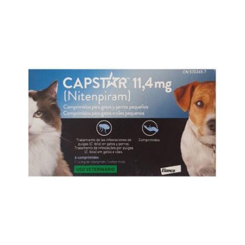 Capstar 11,4mg 6 comprimidos